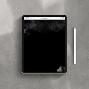 Dark Digital Notebook - Celestial (For Use With PDF Note-Taking Apps)