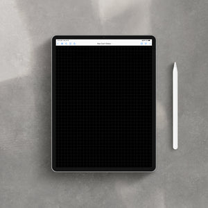 Dark Digital Notebook - Celestial (For Use With PDF Note-Taking Apps)