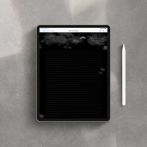 Dark Digital Notebook - Celestial (For Use With PDF Note-Taking Apps)